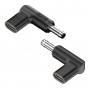 POWERTECH αντάπτορας τροφοδοσίας laptop YX-17, USB-C σε HP 4.8x1.7mm, μαύρος