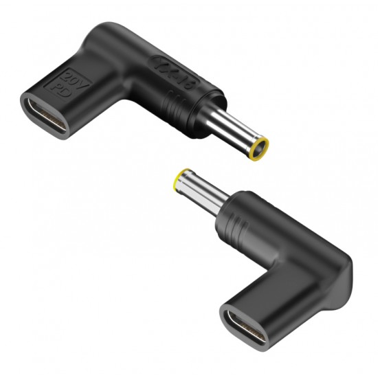 POWERTECH αντάπτορας τροφοδοσίας laptop YX-16, USB-C σε Samsung 5.5x3mm, μαύρος