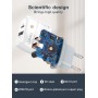 LDNIO φορτιστής τοίχου Q229 με καλώδιο, USB & USB-C, 20W PD, λευκός