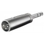 GOOBAY αντάπτορας 6.35mm σε XLR 27515, ασημί