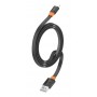 CELEBRAT καλώδιο Lightning σε USB CB-33L, flat, 2.4A, 1m, μαύρο