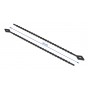 DELOCK reusable δεματικά καλωδίων 19568, 150x2.4mm, μαύρα, 100τμχ