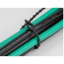 DELOCK reusable δεματικά καλωδίων 19568, 150x2.4mm, μαύρα, 100τμχ