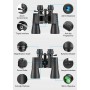 APEXEL κιάλια APS-PB10-30X50, 10x-30x zoom, Φ 50mm, μαύρα