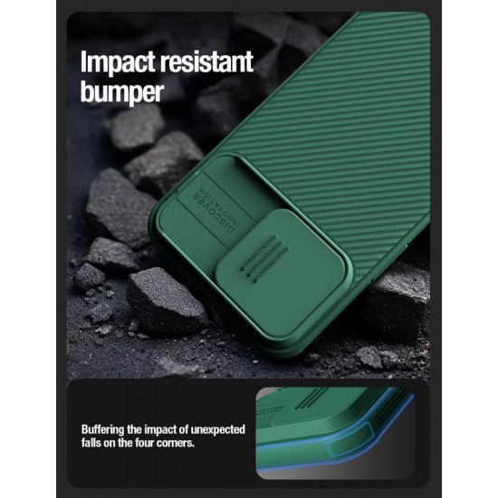 NILLKIN θήκη CamShield Pro για iPhone 15 Pro Max, μπλε