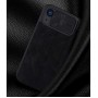NILLKIN θήκη Qin Pro για iPhone 15 Plus, δερμάτινη, μαύρη