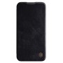 NILLKIN θήκη Qin Pro για iPhone 15 Plus, δερμάτινη, μαύρη