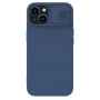 NILLKIN θήκη CamShield Silky Silicone για iPhone 15 Plus, μπλε