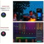 POWERTECH smart LED καλωδιοταινία HLL-0132, RGB, IP44, Bluetooth, 15m