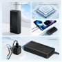USAMS power bank US-CD205, 2x USB θύρες εξόδου, 10000mAh, 10W, λευκό