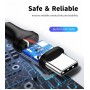 CABLETIME καλώδιο USB-C σε USB CT-CMAMN1, 3A, 480Mbps, 1m, μπλε