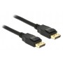 DELOCK καλώδιο DisplayPort 1.2 83806, 4K/60Hz, 21.6 Gbps, 2m, μαύρο