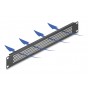 DELOCK κάλυμμα panel 67035 για 19"/1U rack, με αεραγωγούς, μαύρο