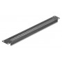 DELOCK κάλυμμα panel 67035 για 19"/1U rack, με αεραγωγούς, μαύρο