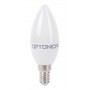 OPTONICA LED λάμπα candle C37 1430, 8W, 2700K, 710lm, E14