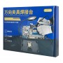KAISI βάση πλακέτας PCB TE-808 με μεγεθυντικό φακό & βραχίονες, μαύρη