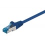 GOOBAY καλώδιο δικτύου 93677, CAT 6A S/FTP (PiMF), Copper, 1m, μπλε