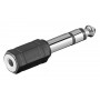 GOOBAY αντάπτορας ήχου 6.35mm σε 3.5mm 11100, μαύρος, 10τμχ