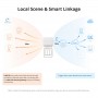 SONOFF smart διακόπτης S-MATE2, 3 κανάλια, μπαταρίας, λευκός