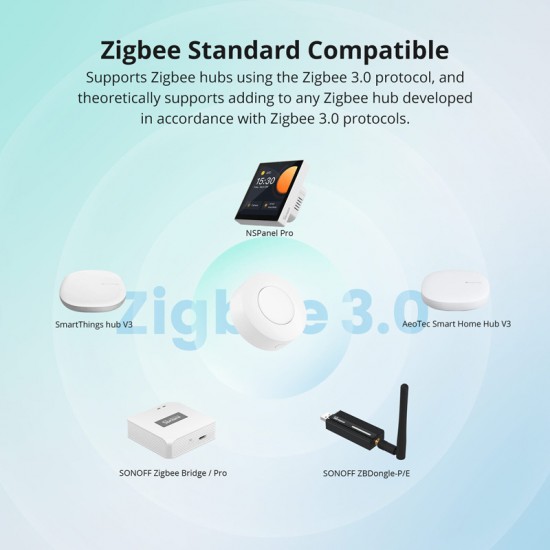 SONOFF smart διακόπτης SNZB-01P, μπαταρίας, Zigbee