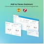 SONOFF smart θερμοστατική βαλβίδα για καλοριφέρ TRVZB, ZigBee, M30x1.5, 48x76mm, 6-28°C