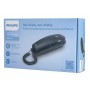 PHILIPS ενσύρματο τηλέφωνο TD2801B/00, επιτραπέζιο ή επιτοίχιο, μαύρο