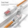 POWERTECH βύσμα δικτύου RJ45 CAB-N350, CAT 6A UTP, tool-free, λευκό