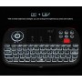 RIITEK ασύρματο mini πληκτρολόγιο i4, backlit, Bluetooth & 2.4GHz, μαύρο