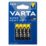 VARTA μπαταρίες Zinc Carbon Super Heavy Duty, AAA/R03, 1.5V, 4τμχ