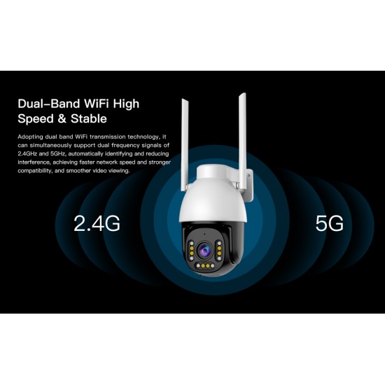 VSTARCAM smart κάμερα CS611Q-UV, 4MP, WiFi, PTZ, SD