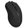 POWERTECH ασύρματο ποντίκι PT-1166, USB δέκτης, 1600DPI, μαύρο