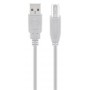 GOOBAY καλώδιο USB σε USB Type B 68714, 5m, 480Mbps, γκρι