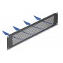 DELOCK κάλυμμα panel 67036 για 19"/2U rack, με αεραγωγούς, μαύρο