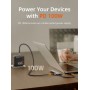 CABLETIME docking station CT-HBP2-AG7, 7 θυρών, USB-C, 4K, 100W, γκρι