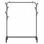 HOME USE κρεμάστρα δαπέδου HUH-0179, μεταλλική, 110x40x150cm, μαύρη