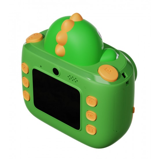 WOWKIDS παιδική φωτογραφική μηχανή K64 με εκτυπωτή, 26MP, 2", πράσινη