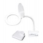 PROSKIT μεγεθυντικός φακός MA-1010U, κλιπ & βάση, LED, 3D 1.75x, λευκός