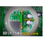 PROSKIT μεγεθυντικός φακός MA-1010U, κλιπ & βάση, LED, 3D 1.75x, λευκός