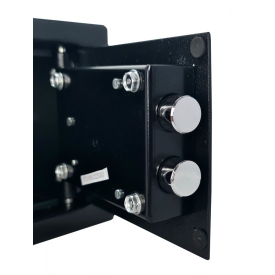 POWERTECH χρηματοκιβώτιο ασφαλείας PT-1195 με κλειδί, 23x17x17cm, 3.5kg