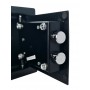 POWERTECH χρηματοκιβώτιο ασφαλείας PT-1195 με κλειδί, 23x17x17cm, 3.5kg