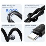 USAMS καλώδιο USB-C σε USB US-SJ688, 3A, 480Mbps, 1m, μαύρο