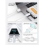 USAMS καλώδιο USB-C σε USB US-SJ658, 66W, 480Mbps, 1.2m, μαύρο