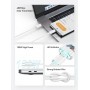 USAMS καλώδιο USB-C σε USB-C US-SJ660, 100W, 480Mbps, 1.2m, λευκό
