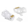 POWERTECH βύσμα RJ45 CAB-N352, Cat 6/6a UTP, modular, διάφανο, 50τμχ