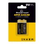 POWERTECH αλκαλική μπαταρία Super Alkaline PT-1215, 9V, 1τμχ