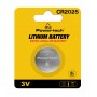 POWERTECH μπαταρία λιθίου PT-1211, CR2025, 3V, 1τμχ
