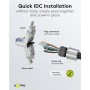GOOBAY βύσμα RJ45 65939, CAT 6A STP, tool-free, ασημί