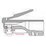 GOOBAY βύσμα RJ45 93828, CAT 6 UTP, διάφανο, 10τμχ