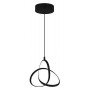 POWERTECH LED φωτιστικό οροφής HLL-0145, 25W, 4000K, Φ40cm, 1m, μαύρο