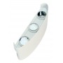 POWERTECH LED φωτιστικό τοίχου HLL-0160, 6W, 4000K, 510lm, IP65, λευκό